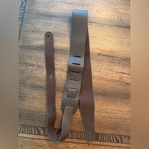 Levy’s Brown Leather Guitar Strap Adjustable LM Levy’s Music Musician Band
